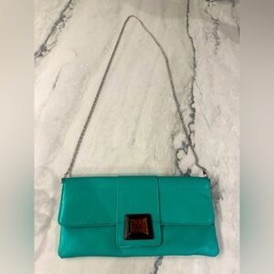 Elegant Arden B Green Clutch Bag